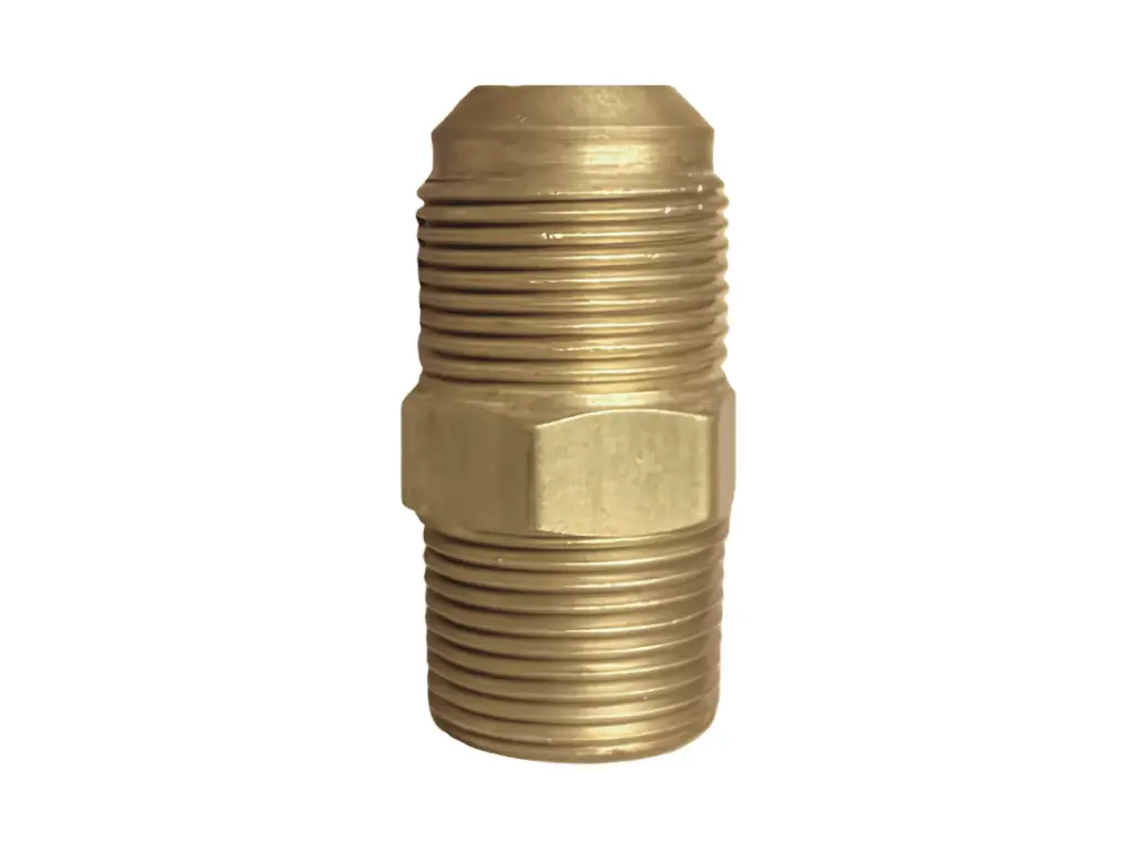 NIPLE TERMINAL NPT 3/4 X FLER 3/4 BRONCE