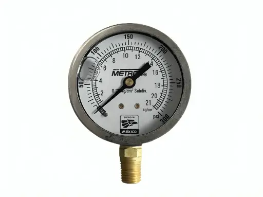 [MAN-63440/21] MANOMETRO 0-21 KG C.I. 1/4 IN CARATULA 2 1/2 IN