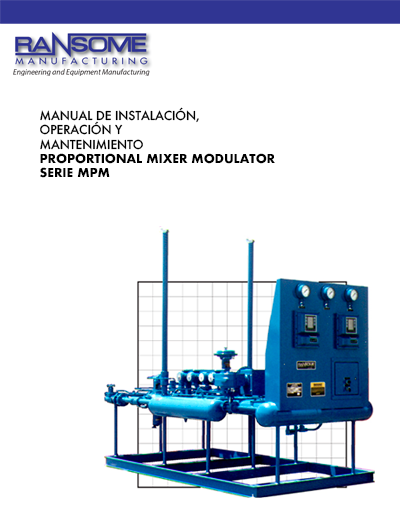 Manual de Instalación, Operación y Mantenimiento de Vaporizador Ransome Serie MPM